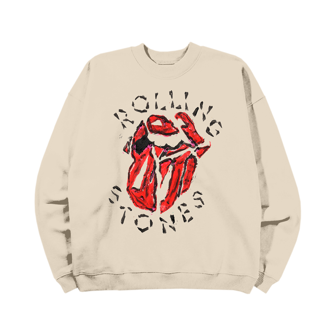 The Rolling Stones Hackney Diamonds Sand Crewneck 326559