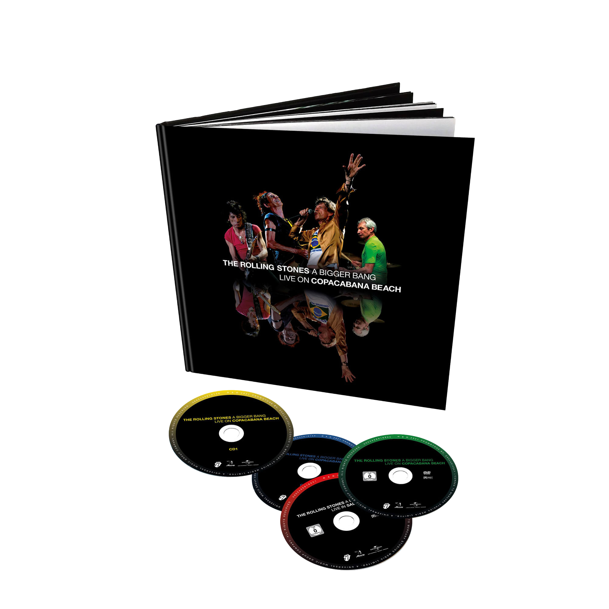 The Rolling Stones A Bigger Bang - Live On Copacabana Beach (4 Disc Set - 2 BluRay + 2CD Audio) BluRay Boxset 322989