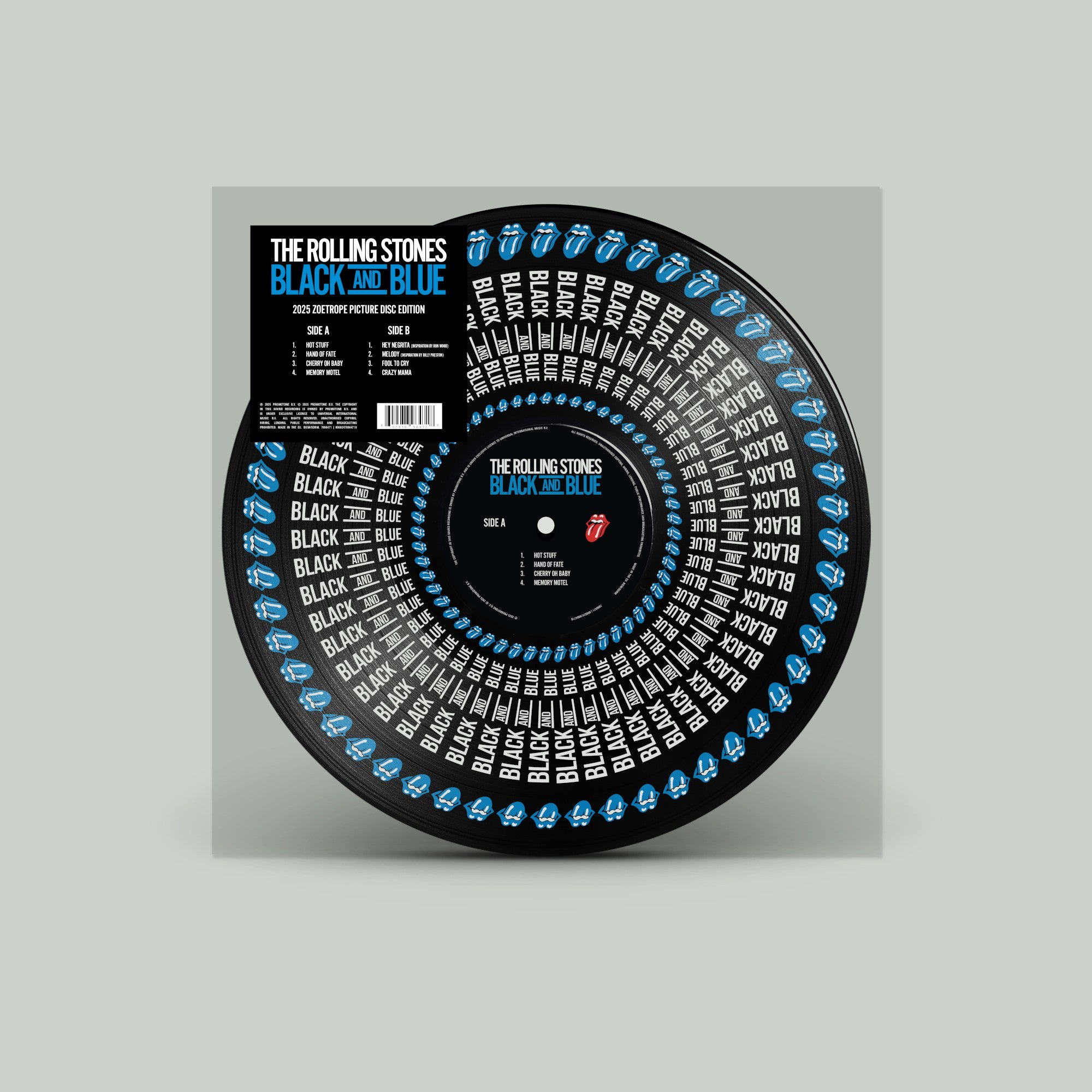 The Rolling Stones Black and Blue 1LP (Zoetrope) 422062