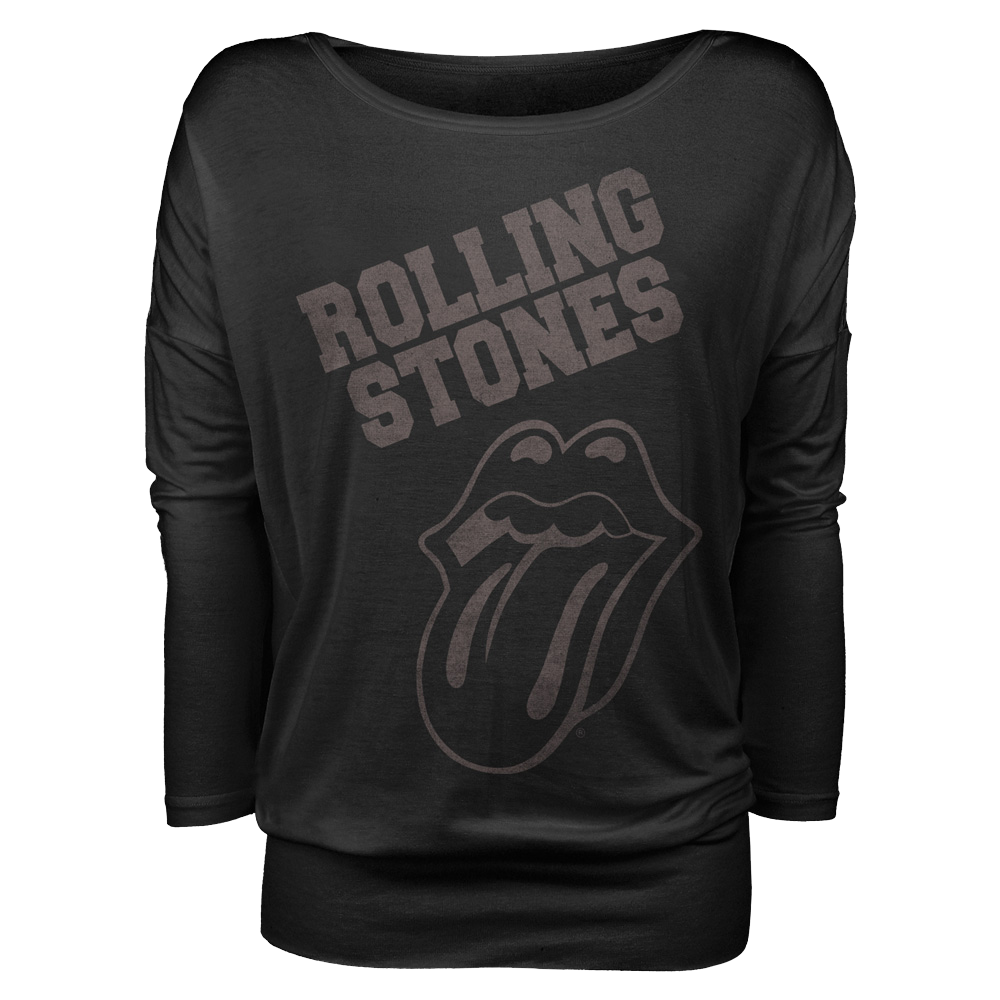 The Rolling Stones Classic Logo Girlie Longsleeve 326426