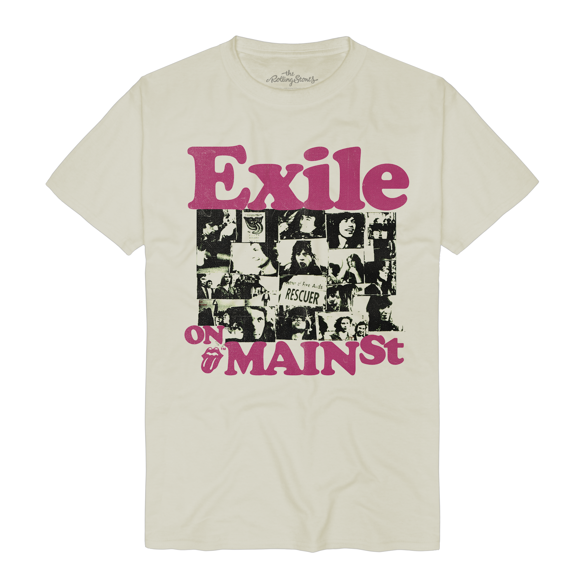 The Rolling Stones Exile On Main Street Album Photo T-Shirt 316752