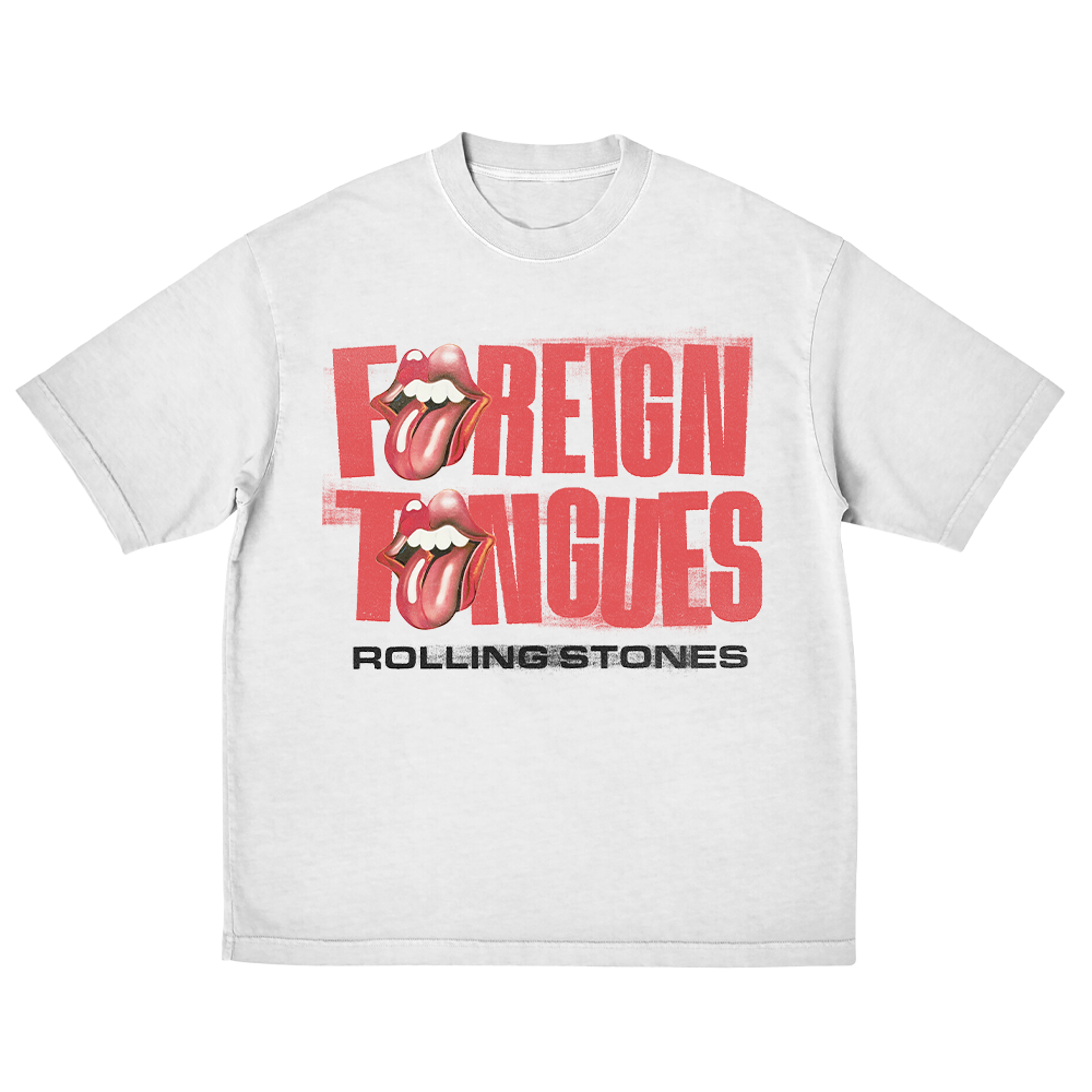 The Rolling Stones Foreign Tongues Store Exclusive White Vinyl 2LP + Foreign Tongues Tongue T-Shirt Vinyl 444665