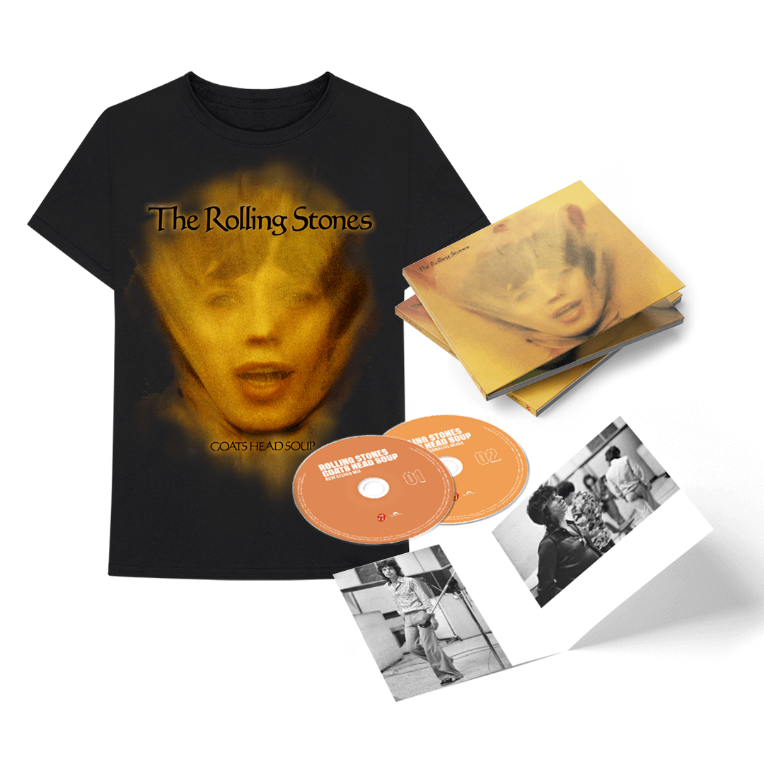The Rolling Stones Goats Head Soup (2020 Deluxe CD + Goats Head Soup T-Shirt) CD Bundle 186552