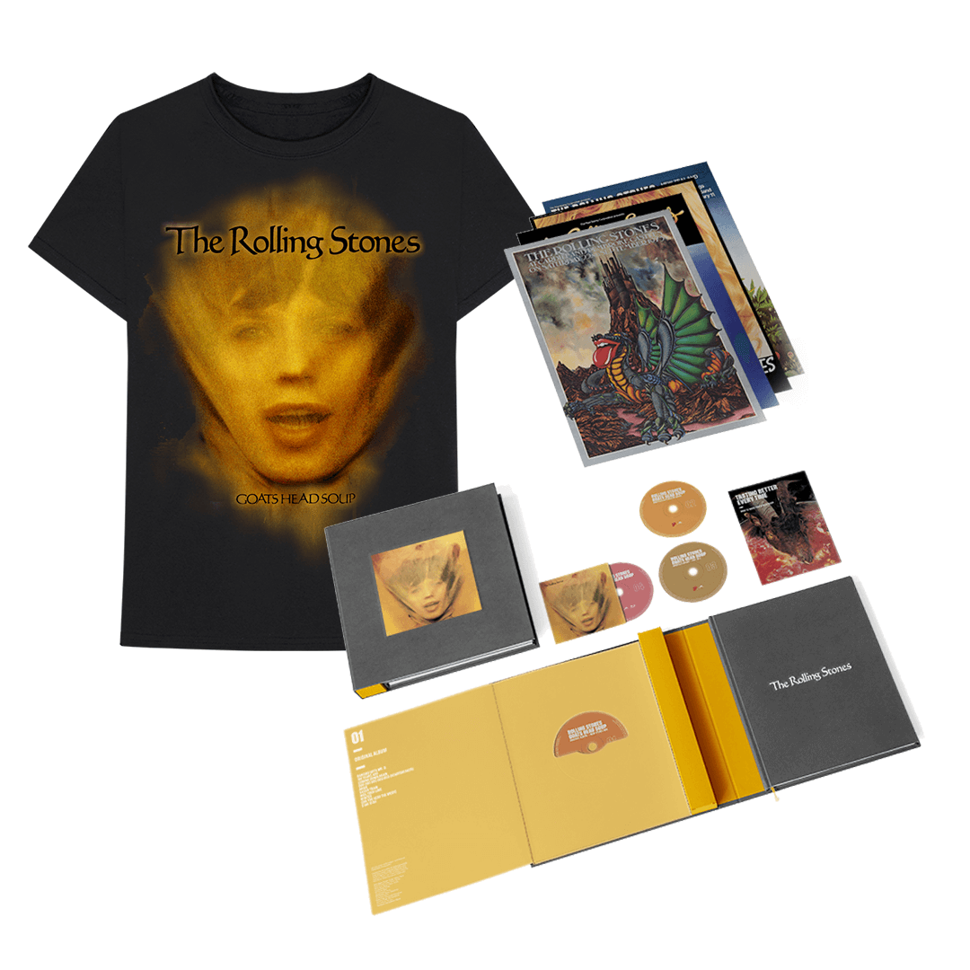 The Rolling Stones Goats Head Soup (2020 Super Deluxe Box Set + Goats Head Soup T-Shirt) CD Bundle 186531
