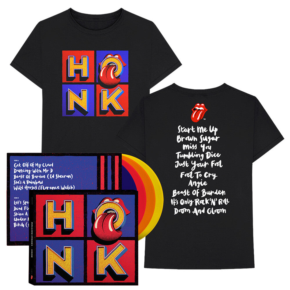 The Rolling Stones Honk 4LP, T-Shirt LP 187070