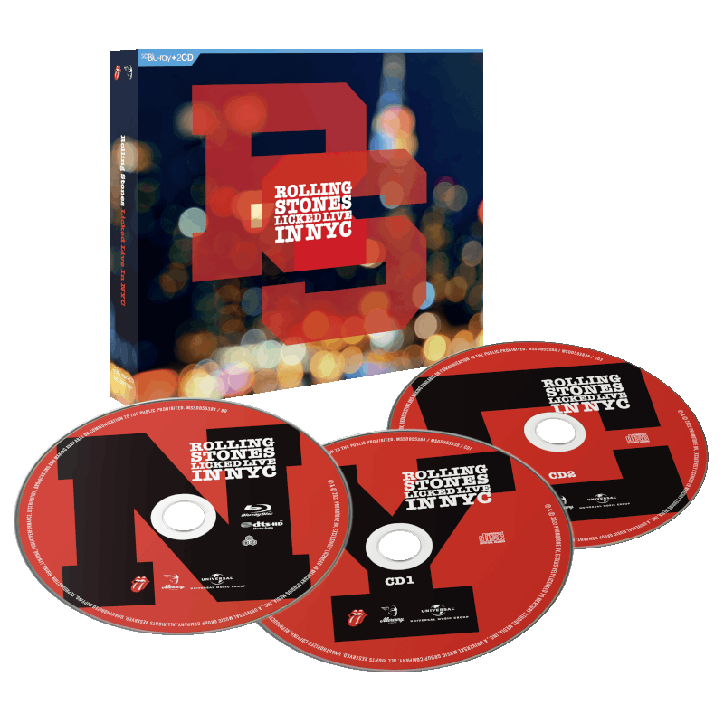 The Rolling Stones Licked Live In NYC BluRay + 2CD 187203