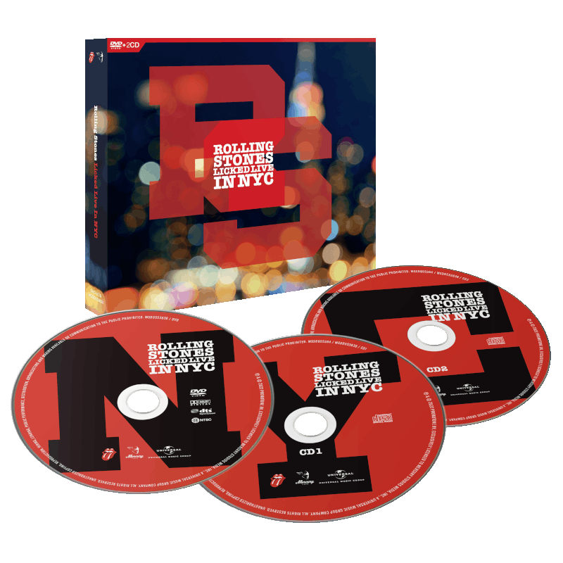 The Rolling Stones Licked Live In NYC DVD + 2CD 187189