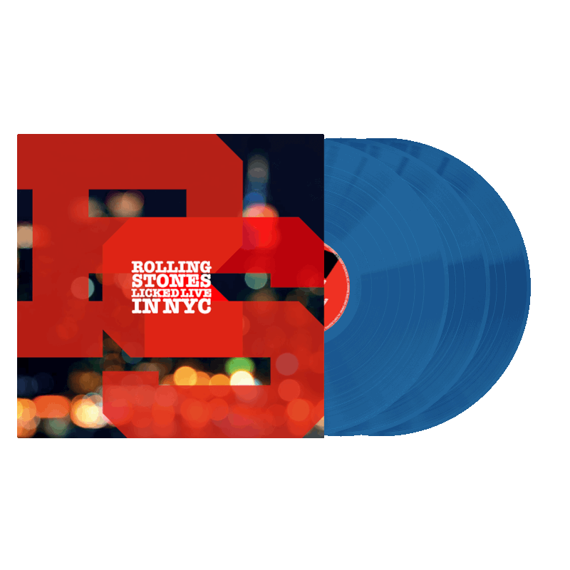 The Rolling Stones Licked Live In NYC Limited Blue Vinyl 3LP 187154