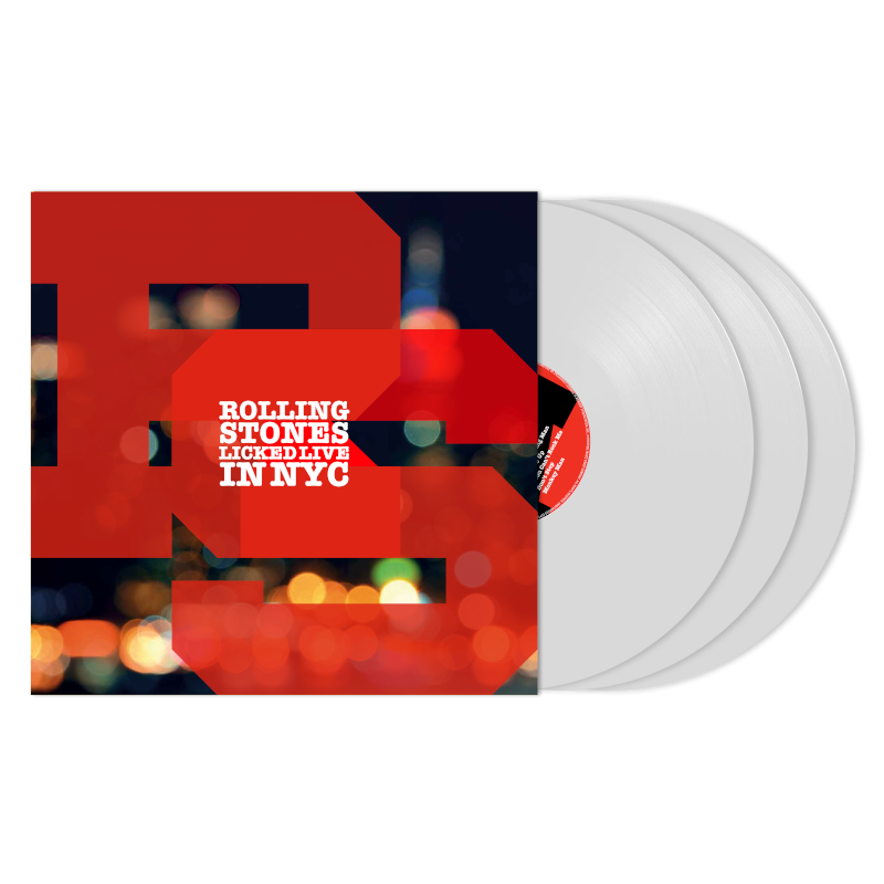 The Rolling Stones Licked Live In NYC Limited Opaque White 3LP 187161