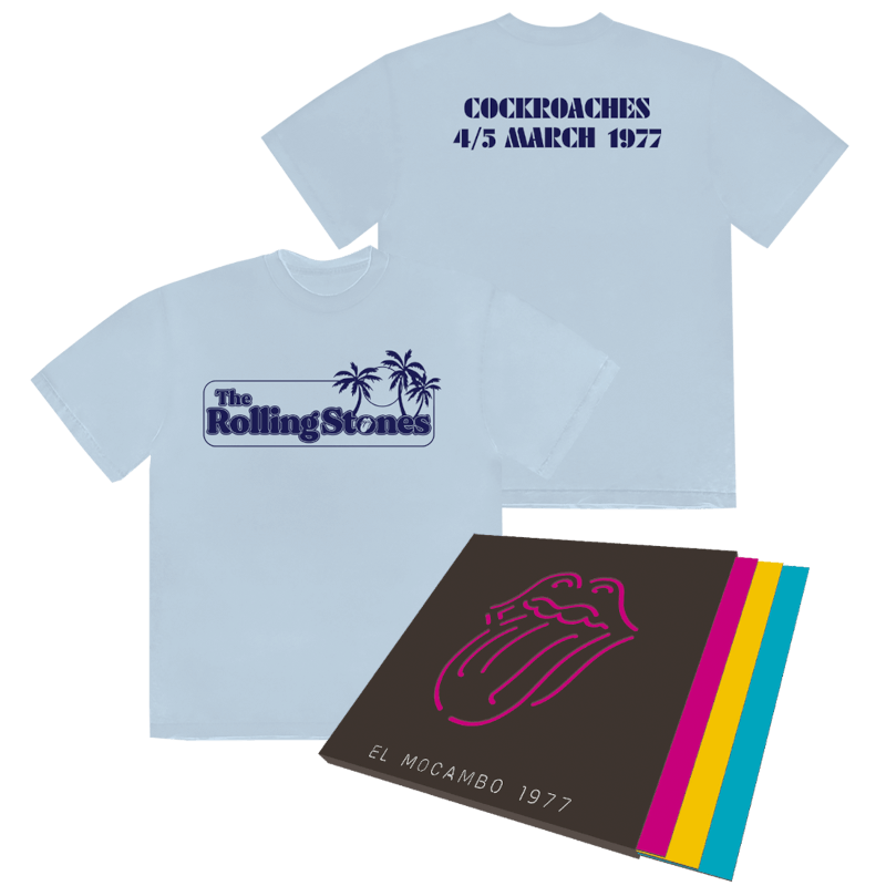 The Rolling Stones Live At The El Mocambo Exclusive 4LP Neon Vinyl + T-Shirt 187329