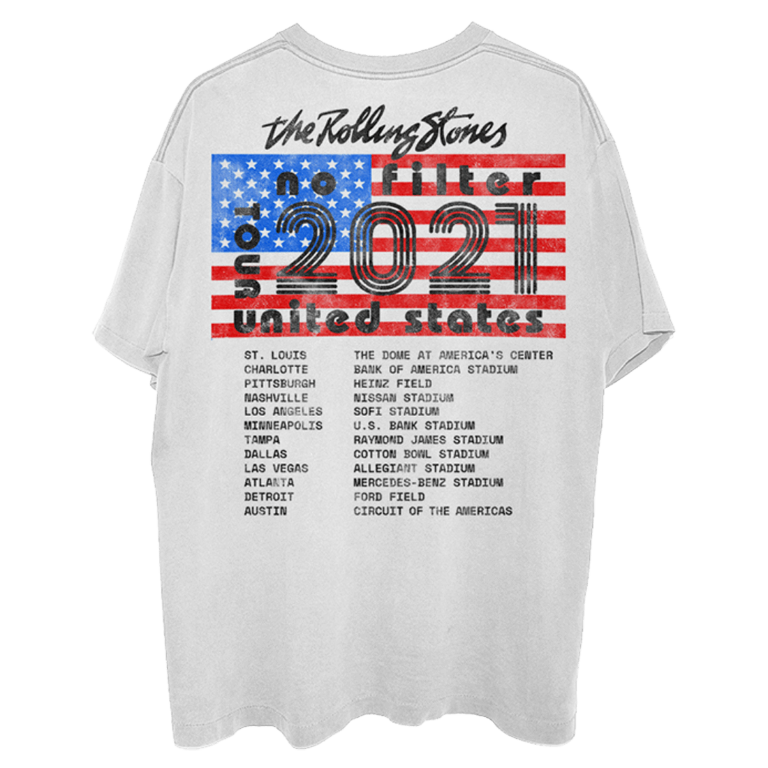 The Rolling Stones No Filter 2021 Parking Lot T-Shirt 187931