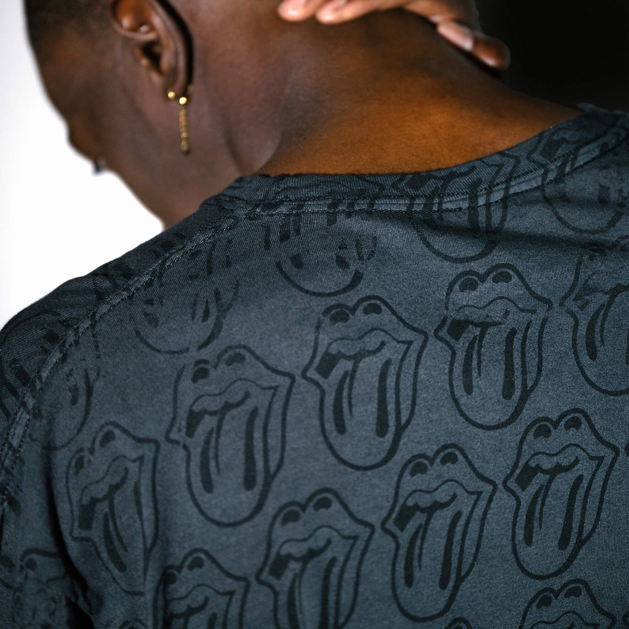 The Rolling Stones Paint it Black All Over Print T-Shirt 187924