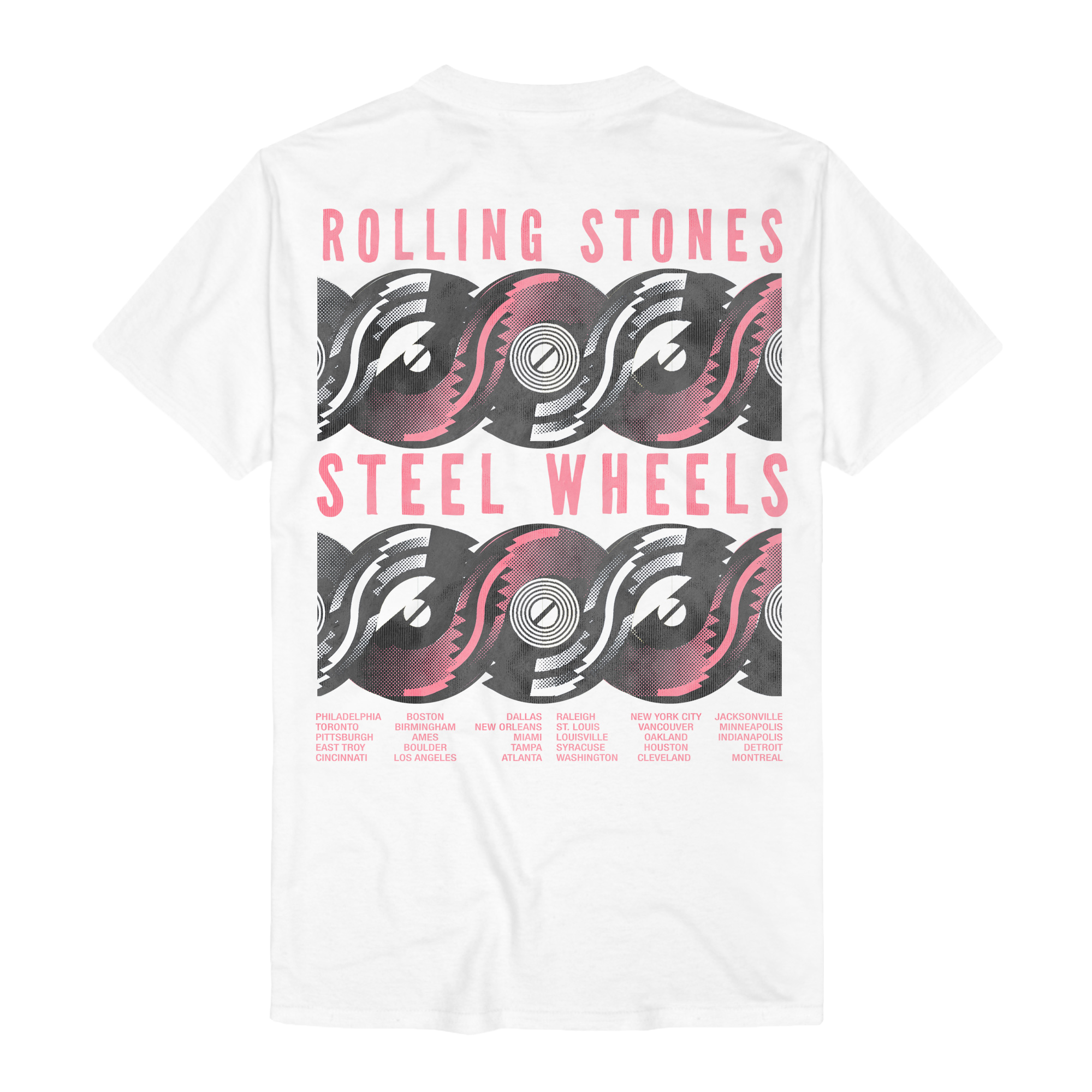 The Rolling Stones Steel Wheels Cities T-Shirt 326370