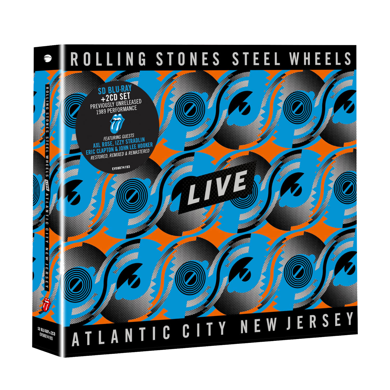 The Rolling Stones Steel Wheels Live (BD50 SD blu-ray + 2CD) BluRay-Bundle 323353